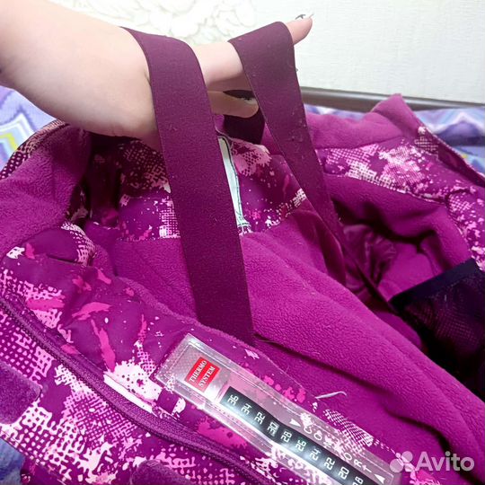 Зимний комбинезон для девочки 104