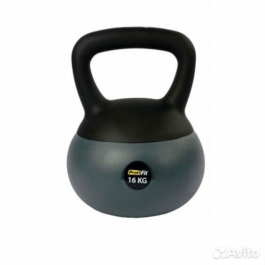 Гиря PVC 16 кг с жесткой ручкой profi-FIT