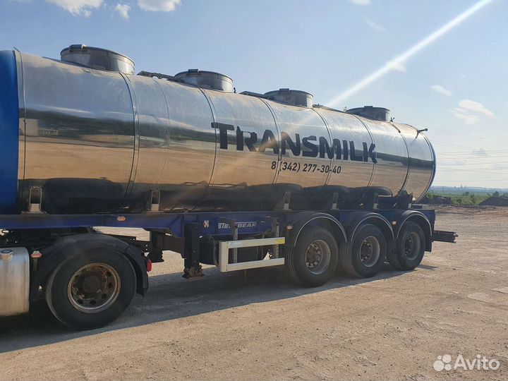 Полуприцеп пищевая цистерна Вологодские машины 912851, 2016