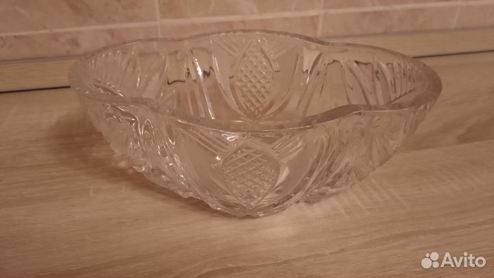 Конфетница хрустальная СССР