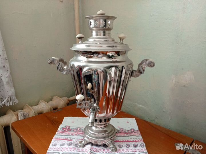 Самовар электрический СССР угольный 1910 года