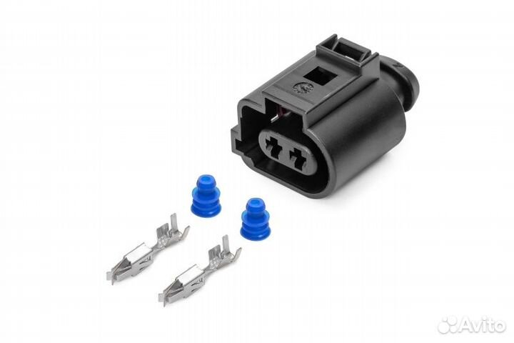 Разъем 1j0973722a (2pin) 2 контакта электромагнити