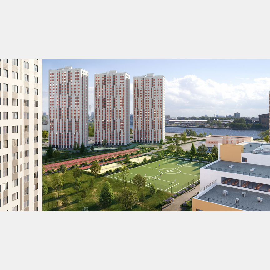 1-к. квартира, 36,7 м², 9/25 эт.