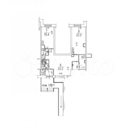 Свободного назначения, 89.8 м²