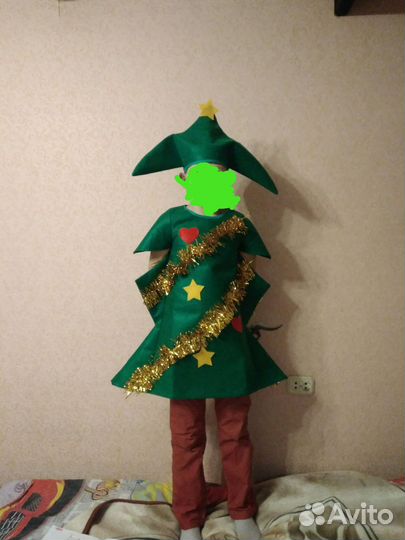 Карнавальный костюм ёлочка унисекс