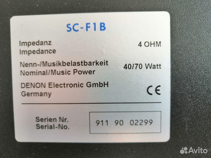 Полочная акустика Denon,Wharfedale