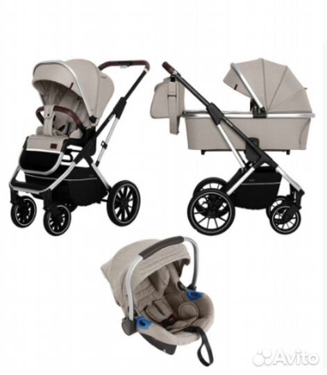 Коляска 3 в 1 Carrello Aurora