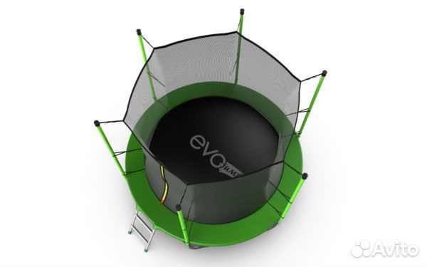 Батут EVO jump Internal 8ft (Green) + нижняя сеть