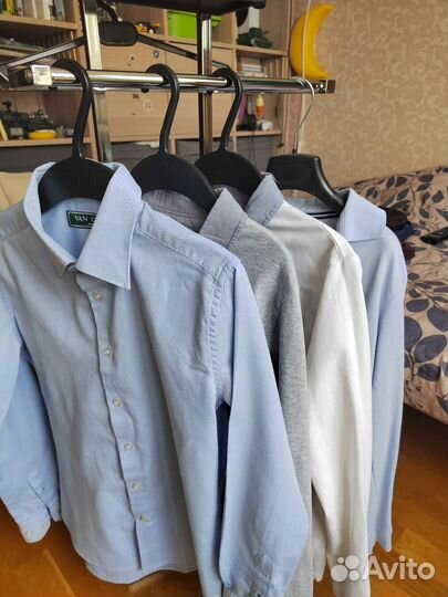 Рубашка van cliff + 3 поло 158