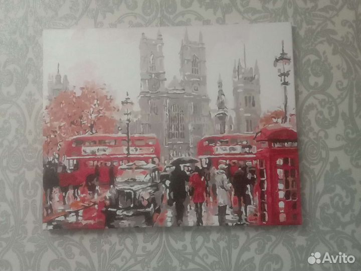 Готовая картина по номерам