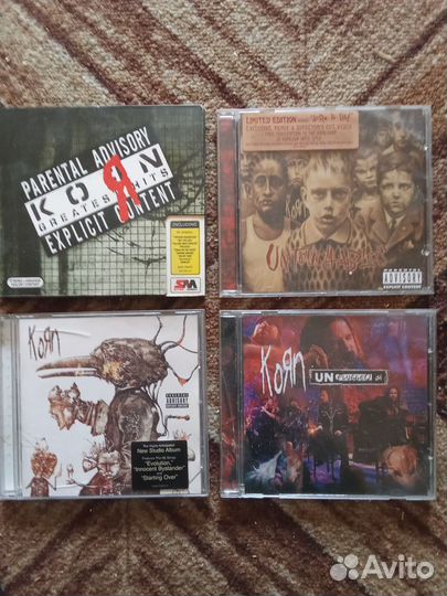 Cd korn,p.o.d,papa roach,alaska,dream theatre,COC