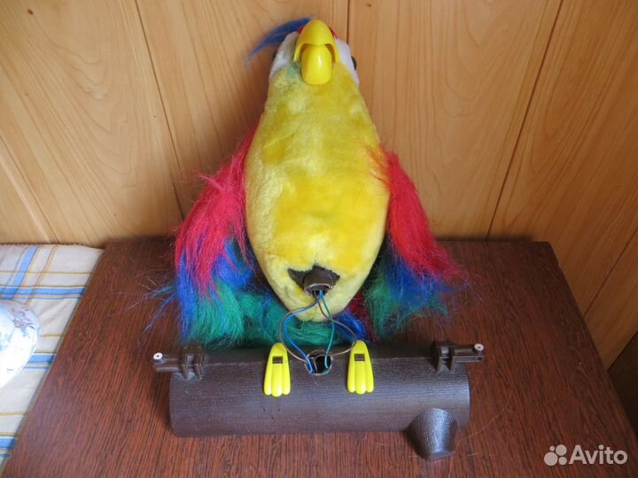 Игрушка звуковая интерактивная Попугай СССР