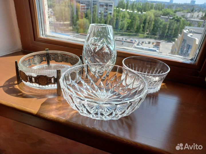 Ваза хрустальная СССР