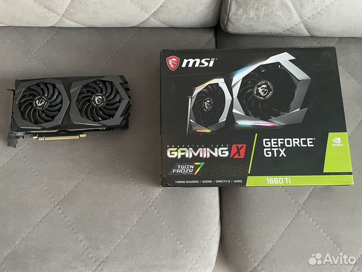 Msi GTX 1660 ti gaming x