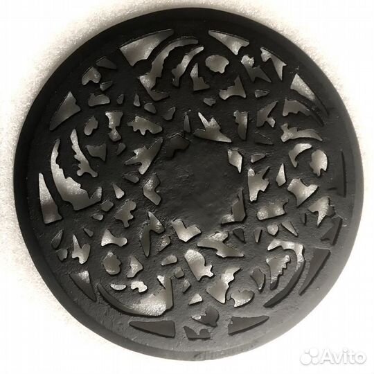 Тарель Ажур Васильки Чугунная Свадьба Подарок