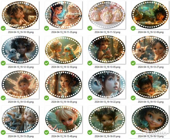 Донышки с изображениями