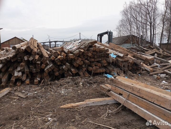 Продажа б/у бруса