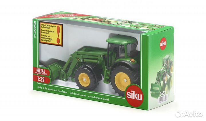 Siku 3652 Трактор John Deere с ковшом