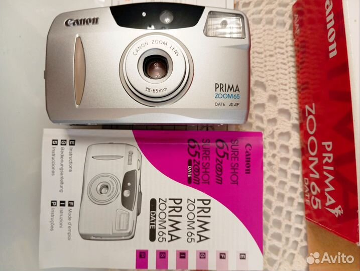 Пленочный фотоаппарат canon