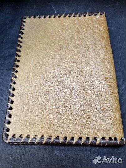 Кожаная обложка для документов, мужская