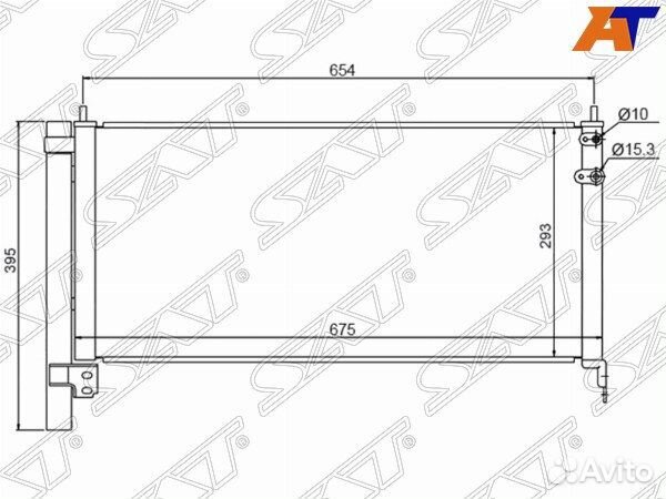 Радиатор кондиционера lexus HS250H