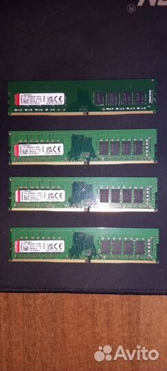 Комплект 4x16GB DDR4 2666 Mhz