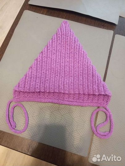 Шапочка-эльф, ручная работа