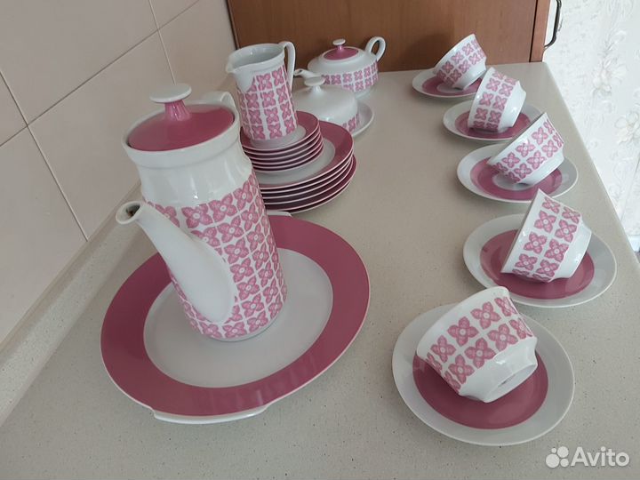 Чайно-кофейный сервиз kahla konitz ГДР