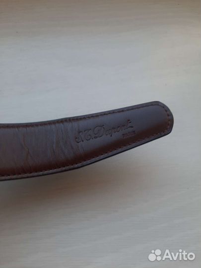 Мужской кожаный ремень dupont