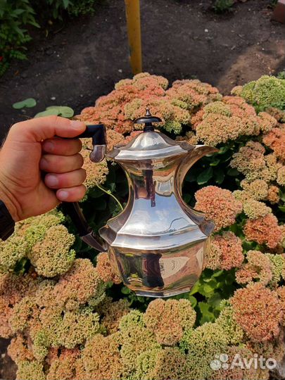 Антикварный английский сервиз серебрение