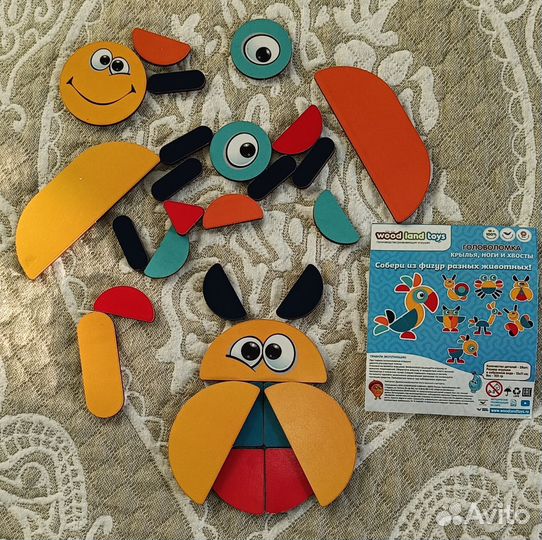 Развивающие игрушки, пазлы