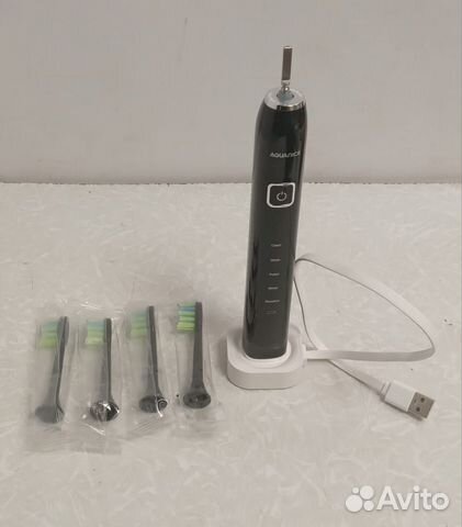 Электрическая зубная щетка aquanice, черный