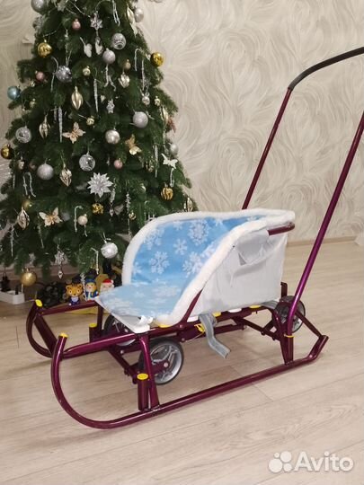 Санки детские “Тимка 6 универсал” (с колесами)