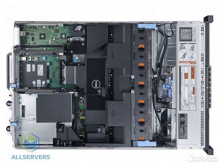 Сервер dell R730 H730 8*sff 2xE5-2667v3 192GB