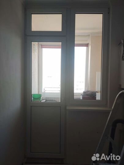 Пластиковое окно с балконной дверью