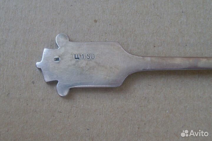 Ложка чайная посеребренная