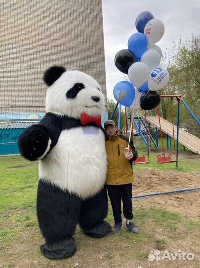 Поздравление от большого мишки