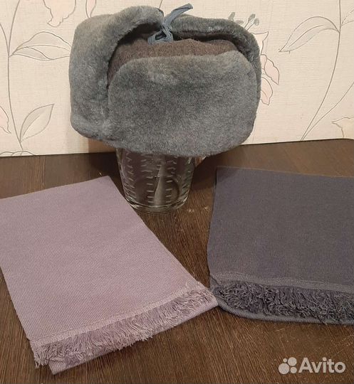 Шапка ушанка военная 1991г