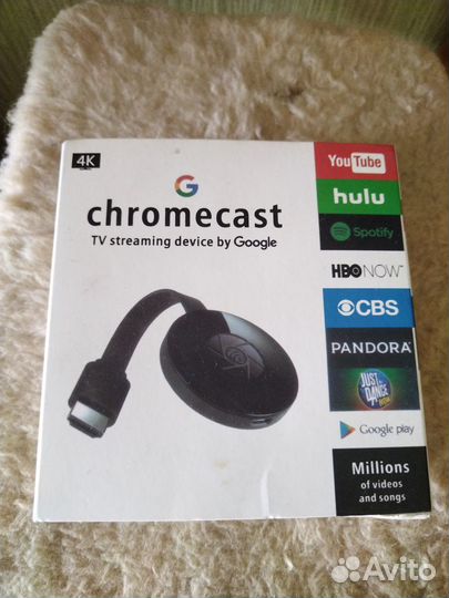 Беспроводной тв адаптер Chrome Fast G2 WiFi hdmi