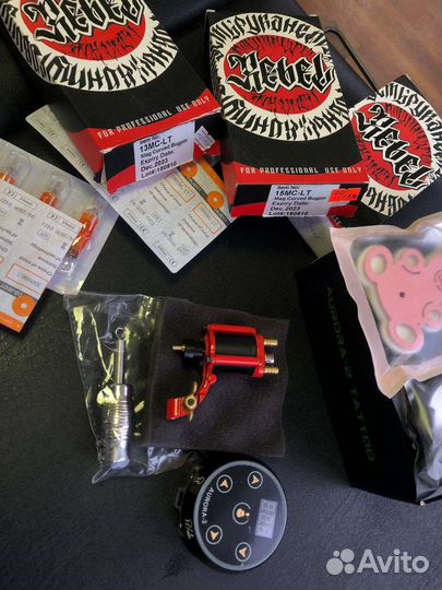 Тату набор с WTE Forward Jump crimson black