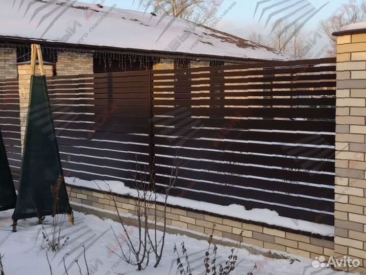 Забор Ранчо металлический