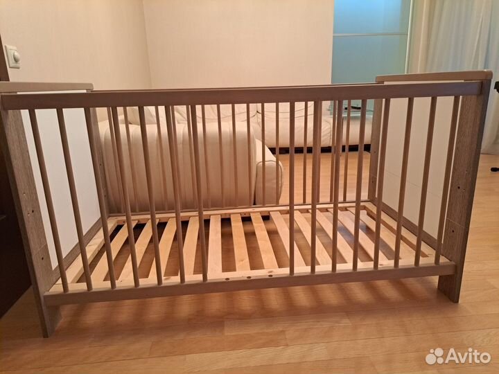 Детская кровать для новорождённых и до 7 лет