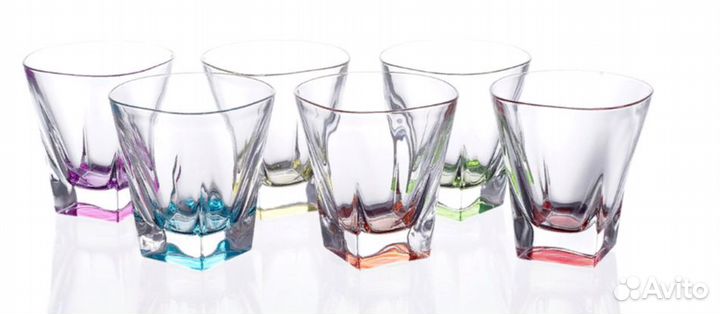 Набор стаканов ассорти RCR BrillanteCoolor Богемия