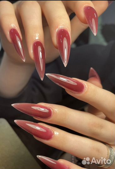 Наращивание ногтей, гель лак, крейзи маникюр