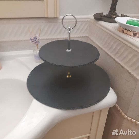 Этажерка из камня для фруктов, фруктовница