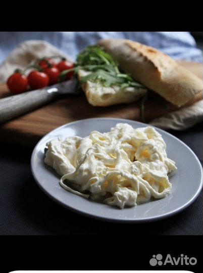 Сыр страчателла и буратта