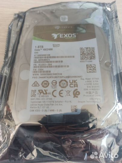 Жесткий диск Seagate exos 1.8Tb SAS ST1800MM0129