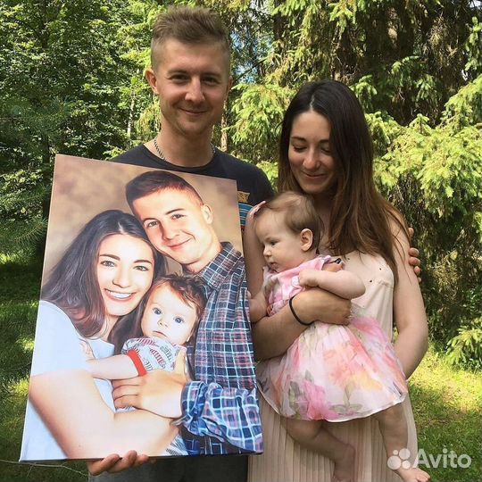 Портрет картина Самара