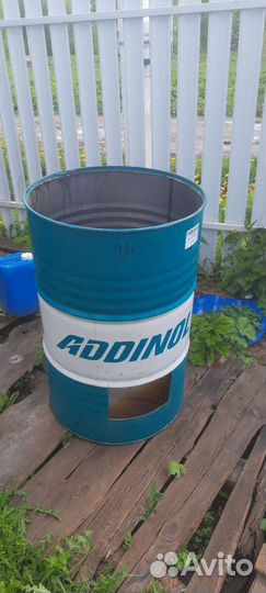 Бочка железная под сжигание