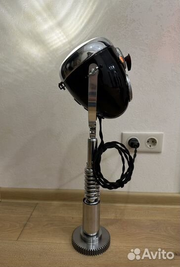 Настольная мото лампа светильник в стиле лофт